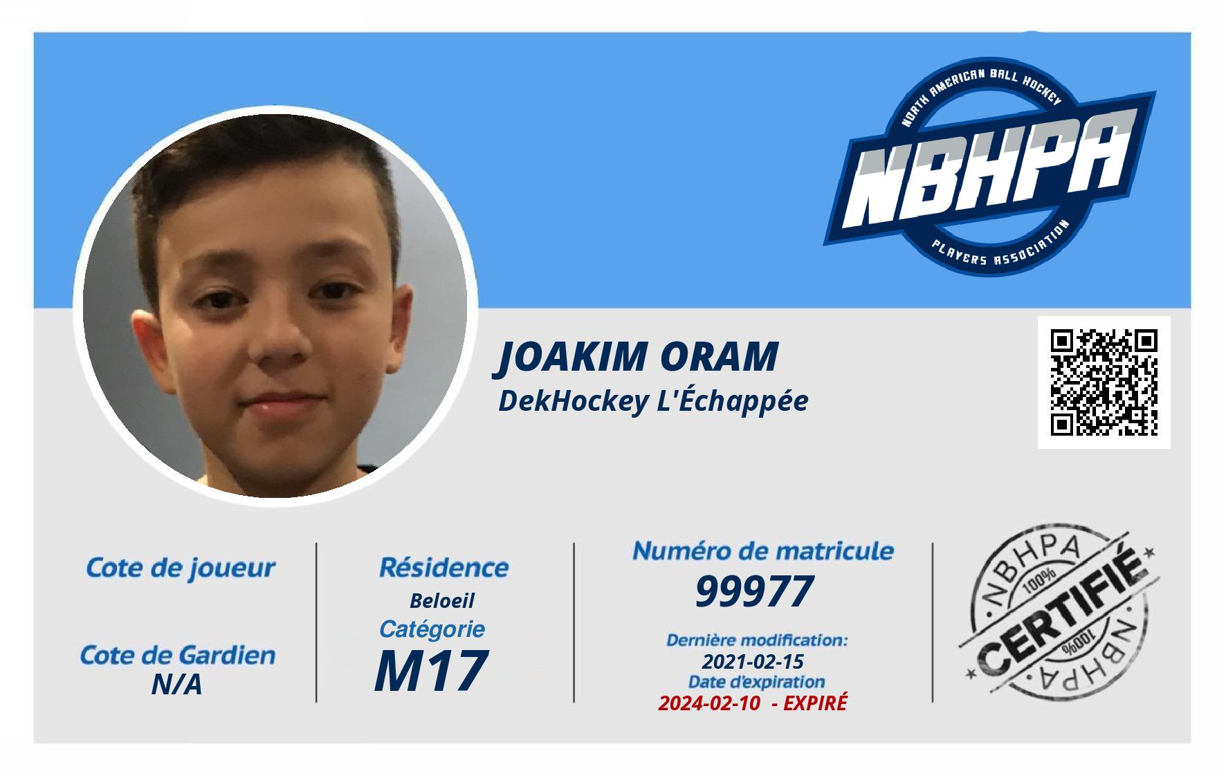 Joakim Oram