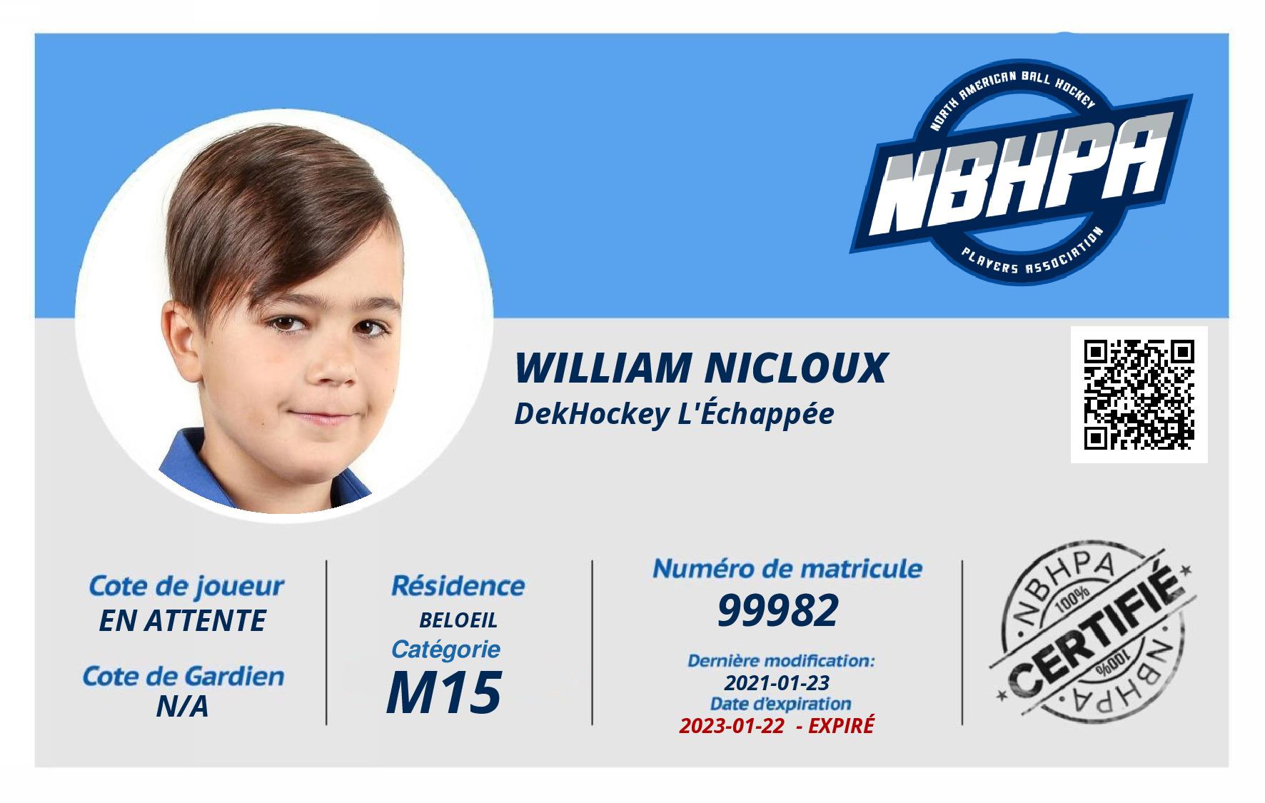 William Nicloux