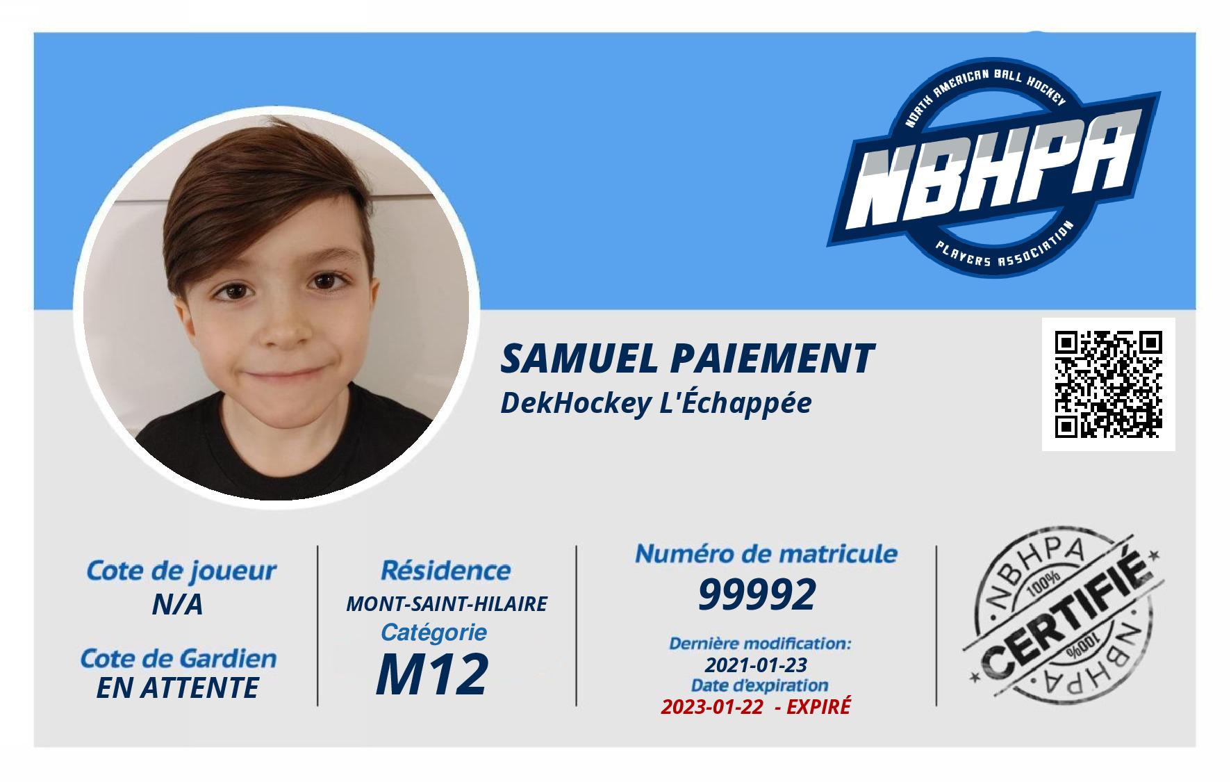 Samuel Paiement